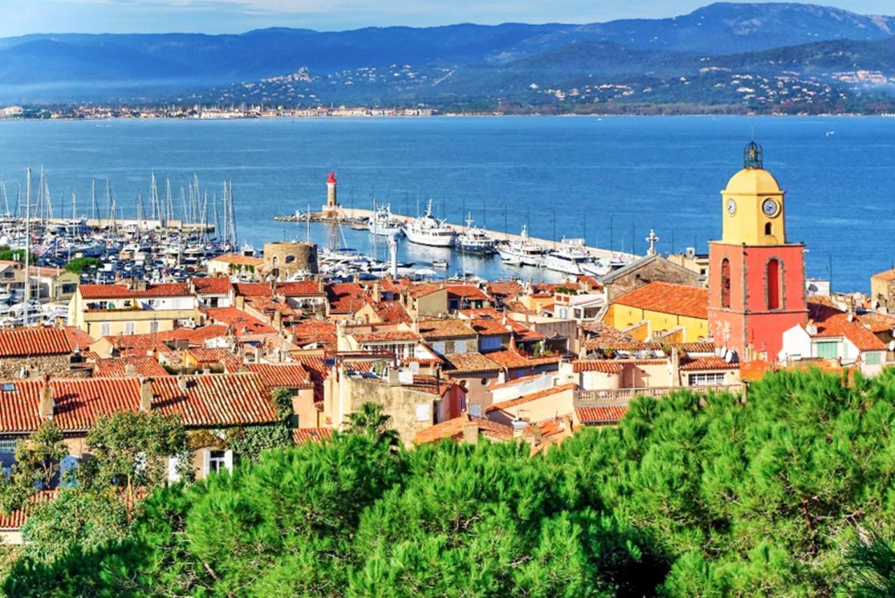 Maison Charmante A Cogolin Avec Vue Sur La Mer Et Piscine 外观 照片